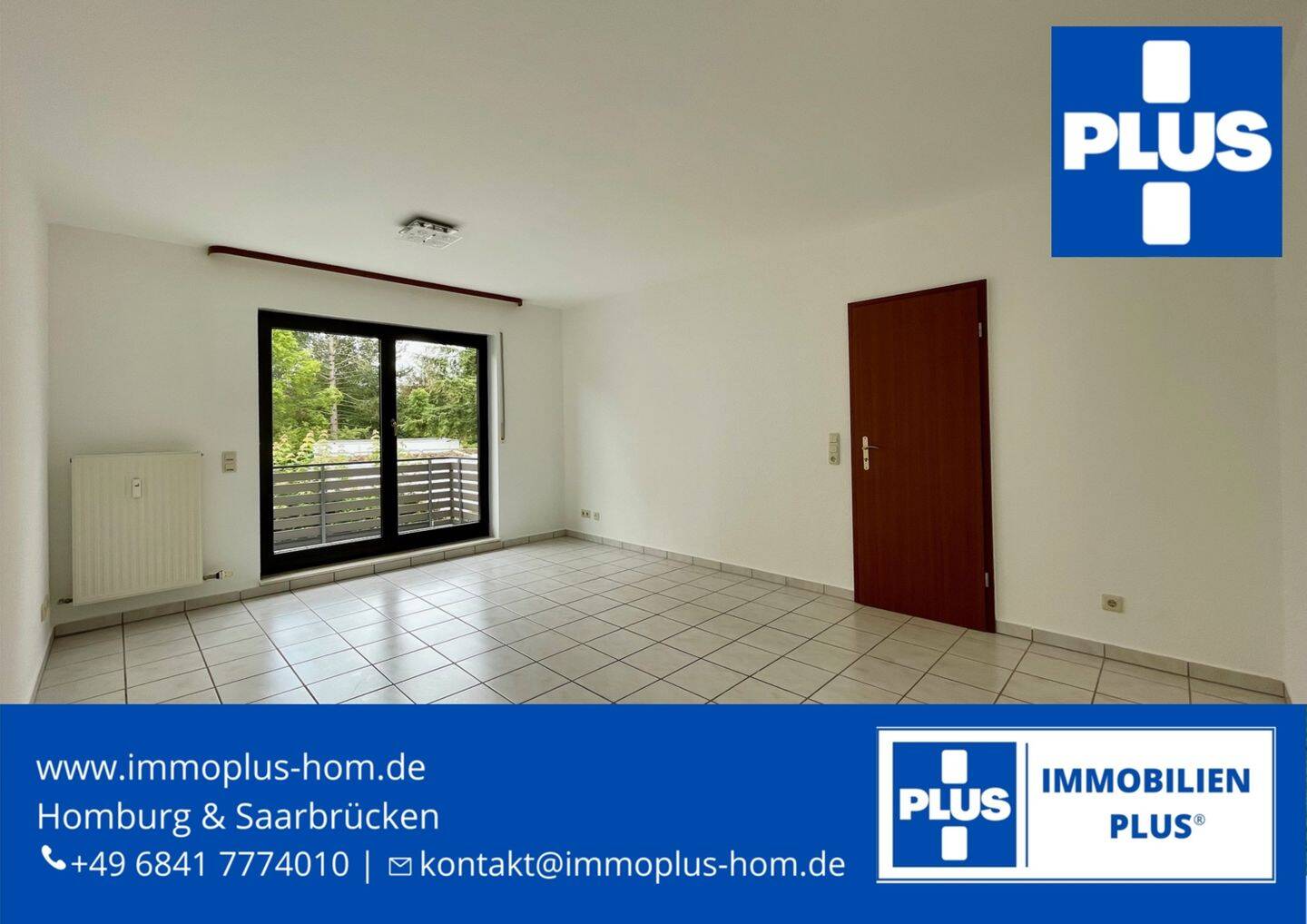 HOMBURG-UNINÄHE; GEPFLEGTE 2 ZKB SINGLE-WOHNUNG MIT BALKON SOWIE STELLPLATZ