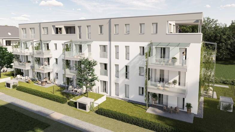 Terrassenwohnung zum Kauf provisionsfrei 675.063 € 3 Zimmer 77,1 m² 1. Geschoss frei ab sofort Hofmannstr. 116 Innenstadt Erlangen 91052