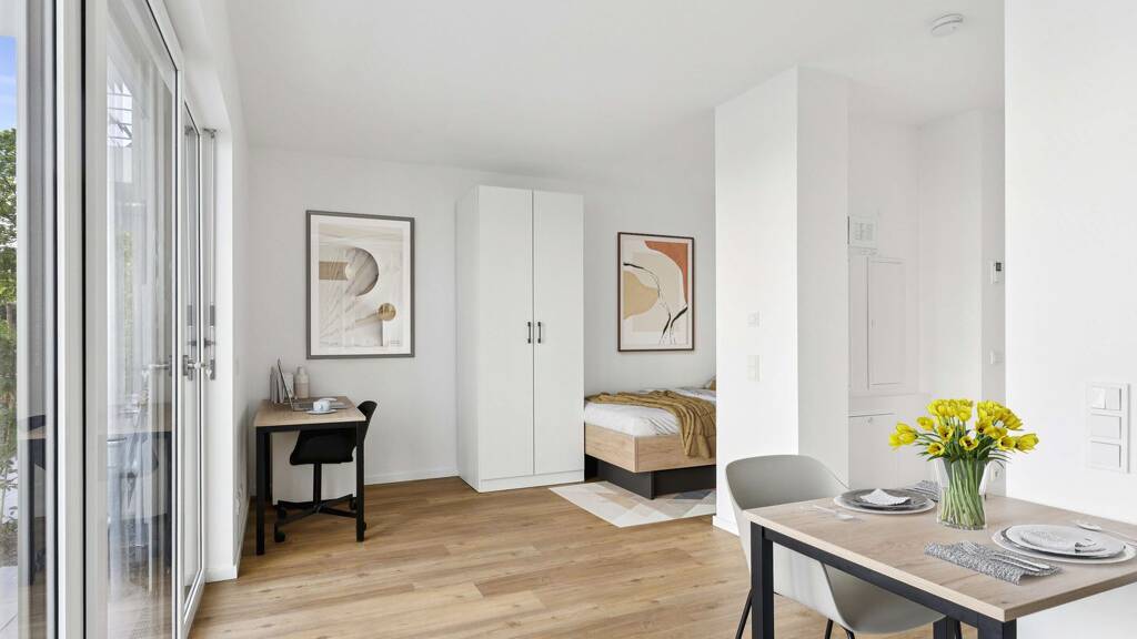 Studio zur Miete - Erstbezug 920 € 1 Zimmer 29,2 m² EG Königin-Luise-Straße 15 Dahlem Berlin 14195