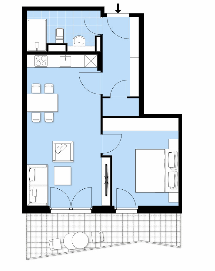 Wohnung zur Miete 862 € 2 Zimmer 56,3 m²<br/>Wohnfläche 3.<br/>Geschoss 16.02.2025<br/>Verfügbarkeit Schiersteiner Straße 96 Waldstraße Wiesbaden 65187