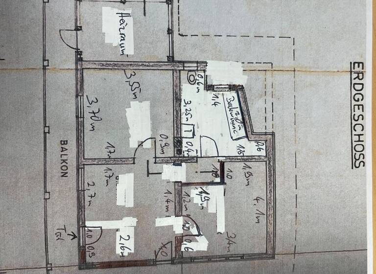 Terrassenwohnung zur Miete 620 € 1 Zimmer 60 m² Geschoss EG/2 frei ab sofort Grubweg Passau 94034