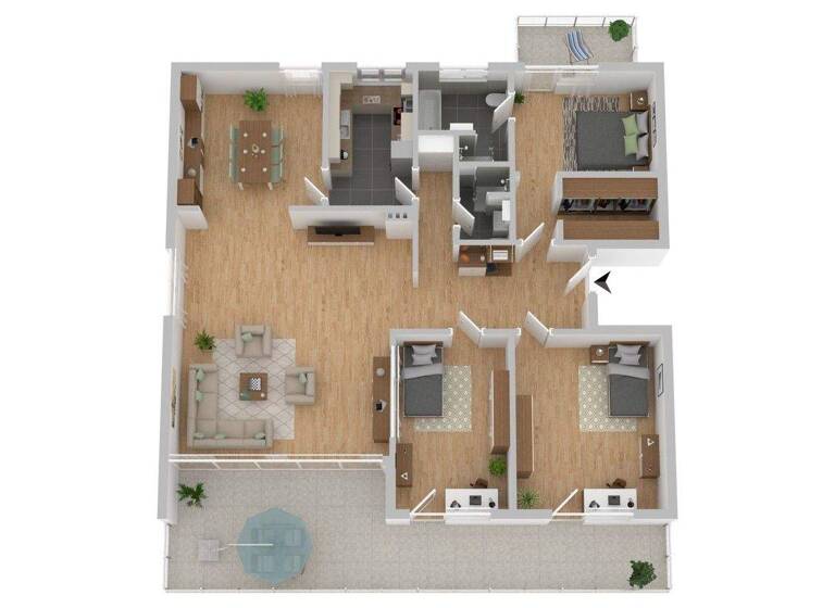 Wohnung zur Miete 2.970 € 5 Zimmer 163 m² EG frei ab 01.05.2026 Othmarschen Hamburg 22605