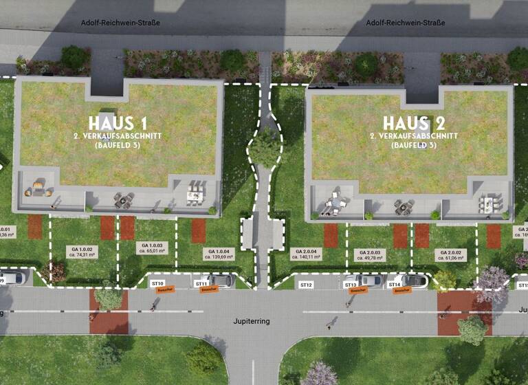 Wohnung zum Kauf - Erstbezug provisionsfrei 294.900 € 2 Zimmer 64,4 m² 2. Geschoss Adolf-Reichwein-Straße 21 Niederrodenbach Rodenbach 63517
