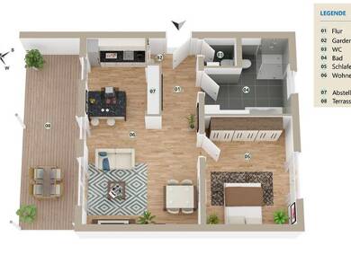 Wohnung zum Kauf - Erstbezug provisionsfrei 298.572 € 2 Zimmer 83,8 m² frei ab sofort Kues Bernkastel-Kues 54470