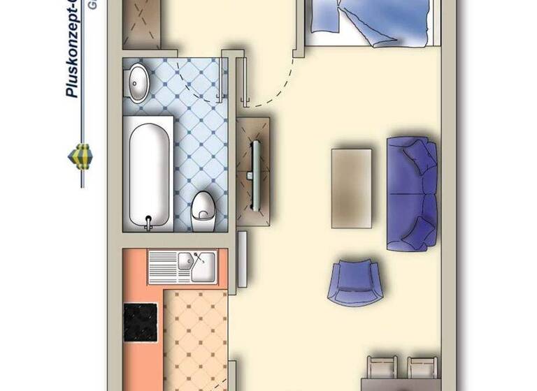 Studio zum Kauf 59.900 € 1 Zimmer 35 m² 6. Geschoss Blumlage Celle 29221