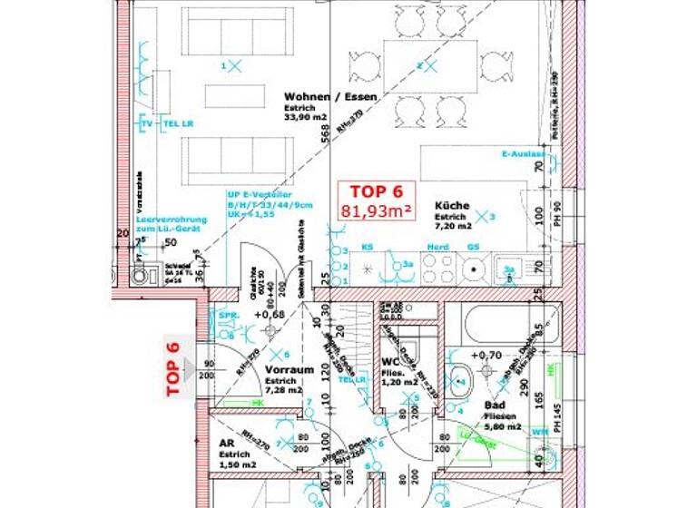 Wohnung zur Miete 841 € 82,1 m² Kaffeegasse 27/6 Mitterretzbach 2070