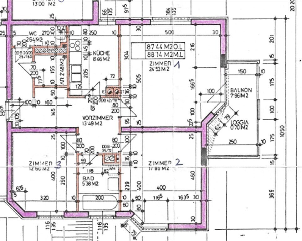 Wohnung zum Kauf 298.000 € 3 Zimmer 87,4 m²<br/>Wohnfläche 1.<br/>Geschoss Korneuburg 2100