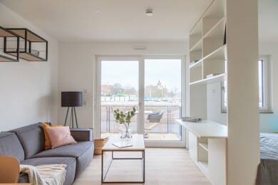 Studio zur Miete 694 € 1 Zimmer 36,3 m² 4. Geschoss frei ab sofort Scharrerstraße 5 Ludwigsfeld Nürnberg 90478