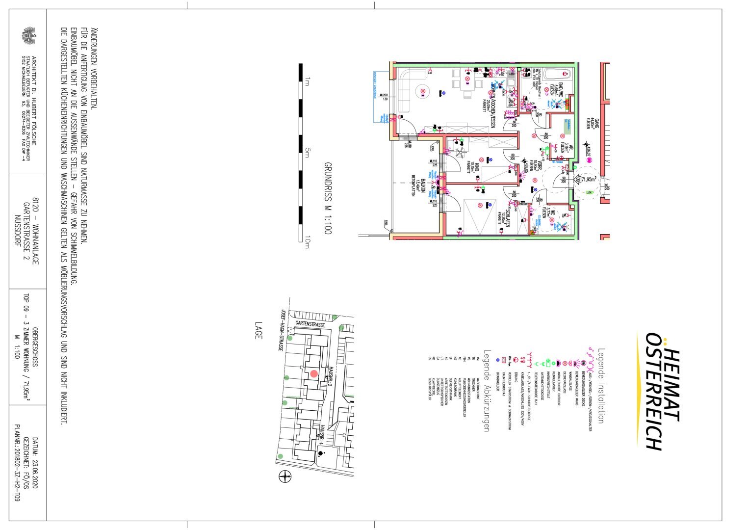 Wohnung zur Miete 803 € 3 Zimmer 71,8 m²<br/>Wohnfläche 1.<br/>Geschoss ab sofort<br/>Verfügbarkeit Gartenstraße 2 Nußdorf am Haunsberg 5151