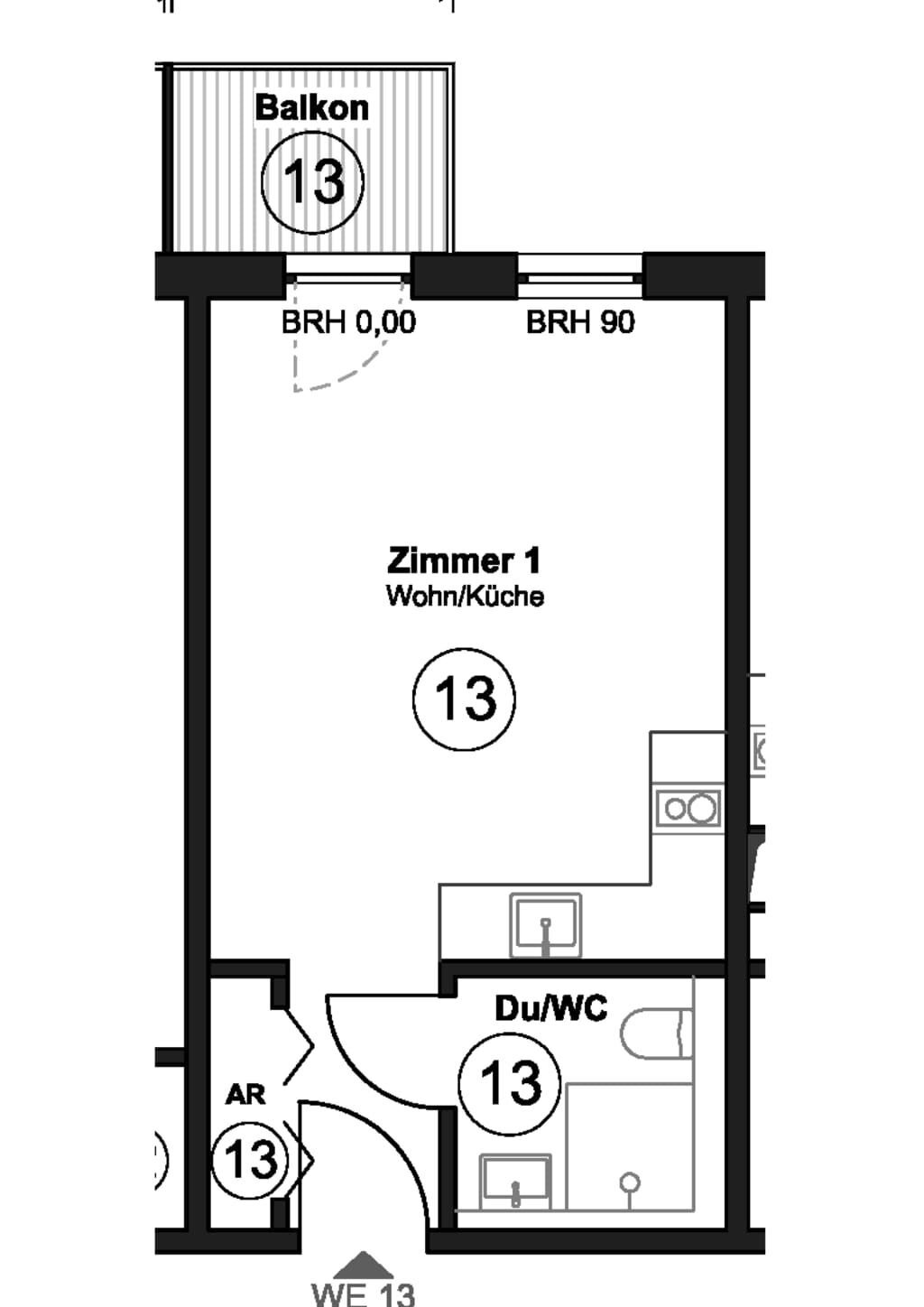 Wohnung zur Miete Wohnen auf Zeit 1.243 € 2 Zimmer 31 m²<br/>Wohnfläche 13.01.2025<br/>Verfügbarkeit Crailsheimer Straße Steglitz Berlin 12247