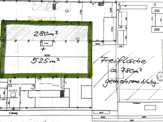Produktionshalle zur Miete 3.600 € 805 m² Lagerfläche Lechhausen Augsburg 86167