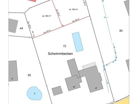 Grundstück zum Kauf provisionsfrei 650 m² Grundstück Waddenhauserstr. 35 Waddenhausen Lage 32791
