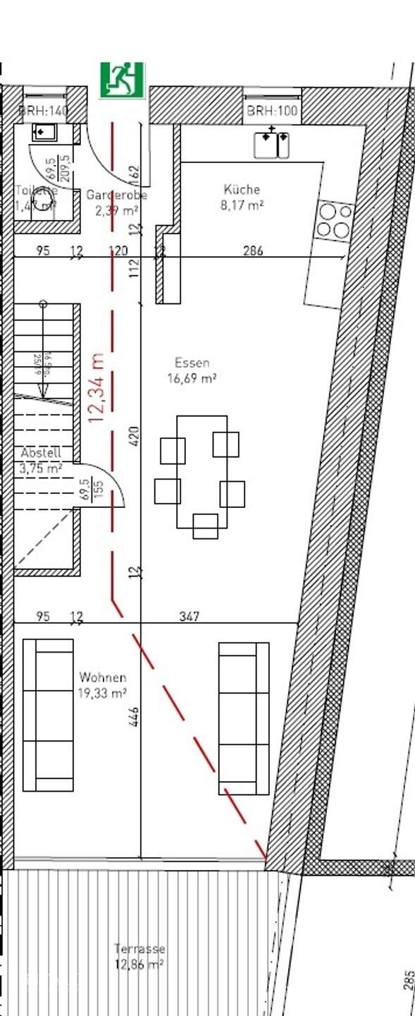 Reihenendhaus zur Miete 2.691 € 4 Zimmer 107,6 m²<br/>Wohnfläche Dorfplatz 8L Bohnsdorf Berlin 12526