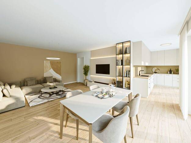 Wohnung zur Miete - Erstbezug 990 € 3 Zimmer 75,8 m² EG frei ab sofort Lienen 49536