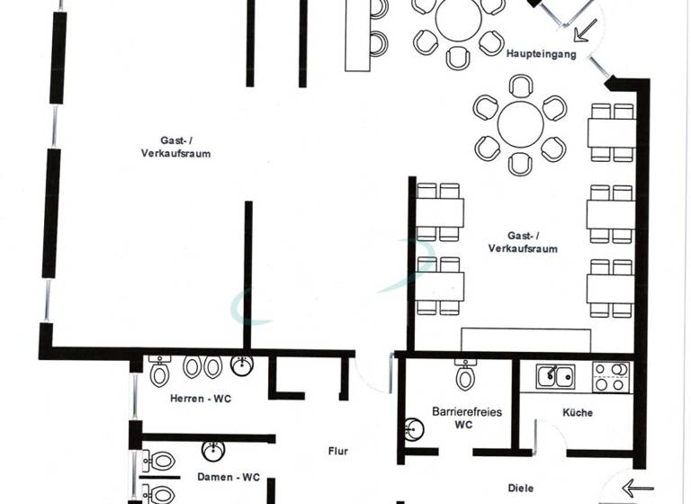 Laden zur Miete 1.600 € 5 Zimmer 140 m² Verkaufsfläche Michelbach Michelbach an der Bilz 74544