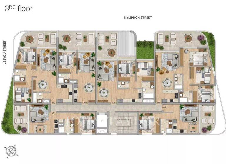 Studio zum Kauf provisionsfrei 440.000 € 2 Zimmer 75 m² 3. Geschoss Limassol 3091