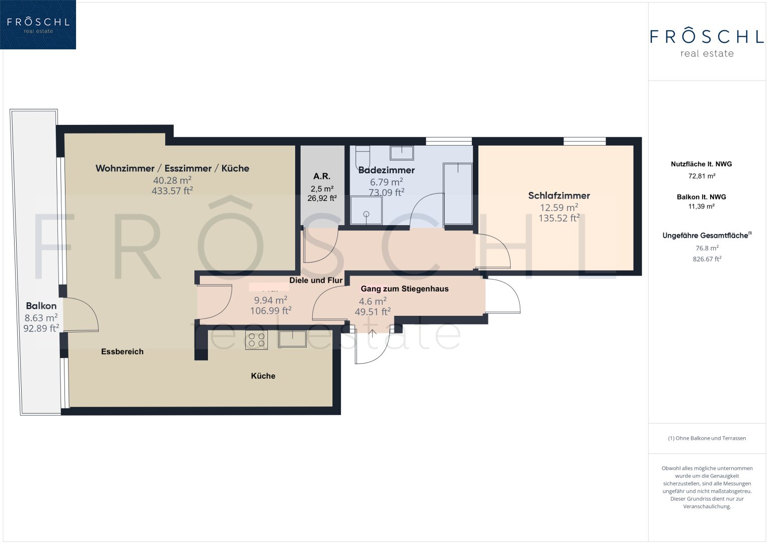 Wohnung zum Kauf 145.000 € 2 Zimmer Feldkirchen in Kärnten 9560