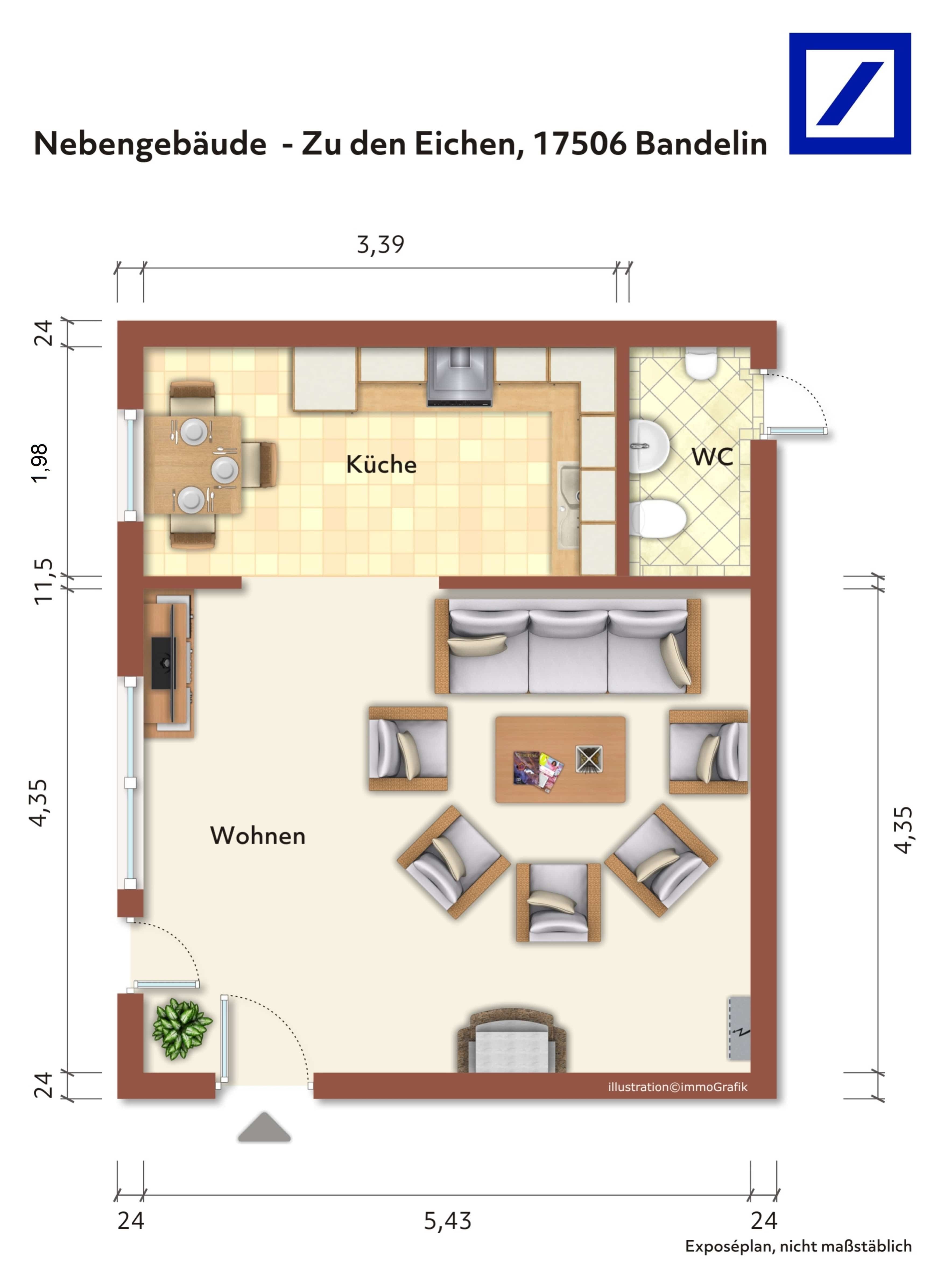 Einfamilienhaus zum Kauf provisionsfrei 399.000 € 4 Zimmer 126 m²<br/>Wohnfläche 1.451 m²<br/>Grundstück Bandelin Bandelin 17506