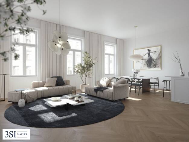 Wohnung zum Kauf - Erstbezug 960.000 € 3 Zimmer 98,2 m² 1. Geschoss Hahngasse 30 Wien 1090