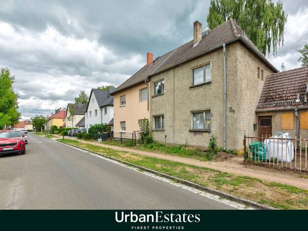 Doppelhaushälfte zum Kauf 275.000 € 6 Zimmer 120 m² 1.231 m² Grundstück Berliner Straße 84 Borgsdorf Hohen Neuendorf / Borgsdorf 16556