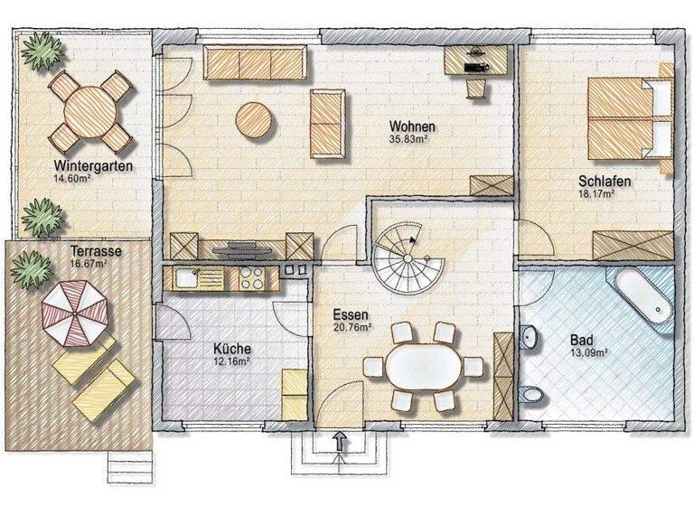 Einfamilienhaus zum Kauf 5 Zimmer 150 m² 908 m² Grundstück Klein Nemerow Groß Nemerow / Klein Nemerow 17094