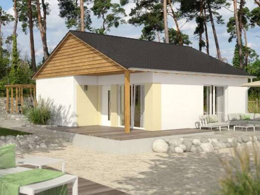 Bungalow zum Kauf - Erstbezug provisionsfrei 164.700 € 3 Zimmer 61 m² 600 m² Grundstück Eberstädter Weg Hochheim 99869