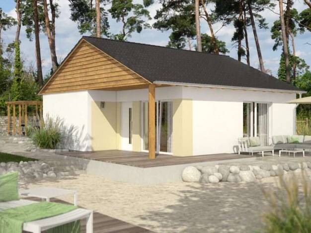 Bungalow zum Kauf - Erstbezug provisionsfrei 164.700 € 3 Zimmer 61 m² 600 m² Grundstück Eberstädter Weg Hochheim 99869