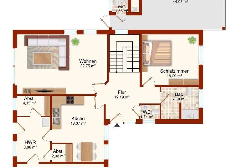 Einfamilienhaus zum Kauf provisionsfrei 345.000 € 7 Zimmer 250 m² 811 m² Grundstück Spahnharrenstätte 49751