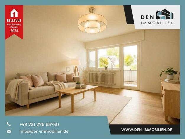 Wohnung zum Kauf 265.000 € 3 Zimmer 62,4 m² 3. Geschoss Grötzingen Karlsruhe 76229