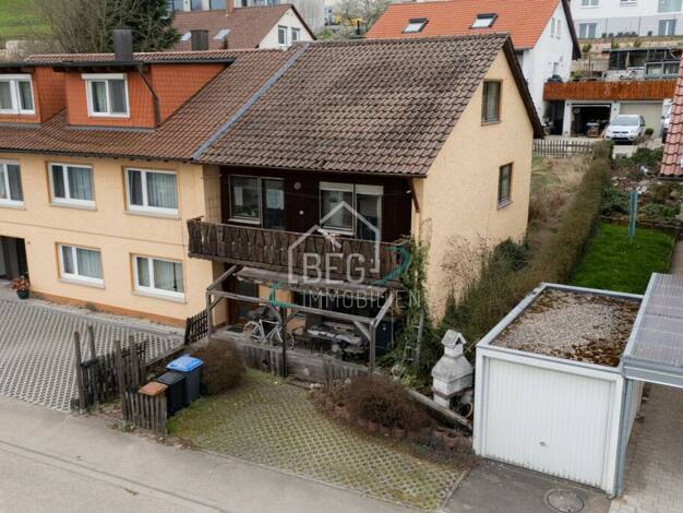 Doppelhaushälfte zum Kauf 99.000 € 5 Zimmer 118,4 m² 176 m² Grundstück Bühlerzell Bühlerzell 74426