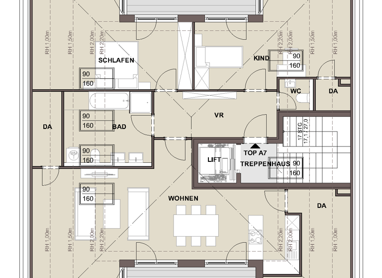 Wohnung zum Kauf - Neubau provisionsfrei 889.000 € 3 Zimmer 108,9 m²<br/>Wohnfläche Dachgeschoss, 3.<br/>Geschoss Bad Reichenhall Bad Reichenhall 83435