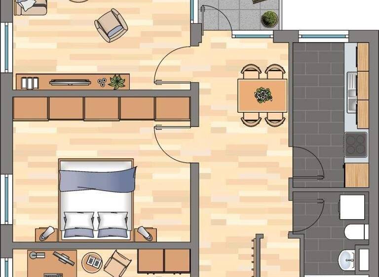 Wohnung zur Miete 731 € 3 Zimmer 78,4 m² 3. Geschoss Emsstraße 11 Weststadt Braunschweig 38120