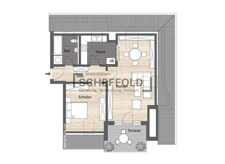 Wohnung zum Kauf 199.900 € 2,5 Zimmer 60,7 m² 2. Geschoss Ay Senden 89250