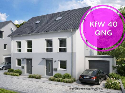 Doppelhaushälfte zum Kauf - Neubau 514.900 € 5 Zimmer 141 m² 315,8 m² Grundstück Gartenstraße 10 Rückingen Erlensee 63526