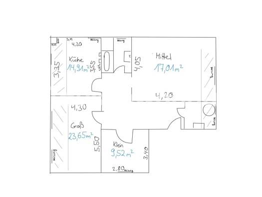 Wohnung zur Miete Tauschwohnung 825 € 3 Zimmer 75 m² 2. Geschoss Alt-Hürth Hürth 50354