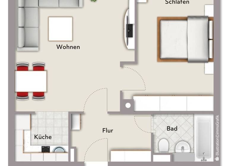 Wohnung zum Kauf 150.000 € 2 Zimmer 48 m²<br/>Wohnfläche City Bayreuth 95444