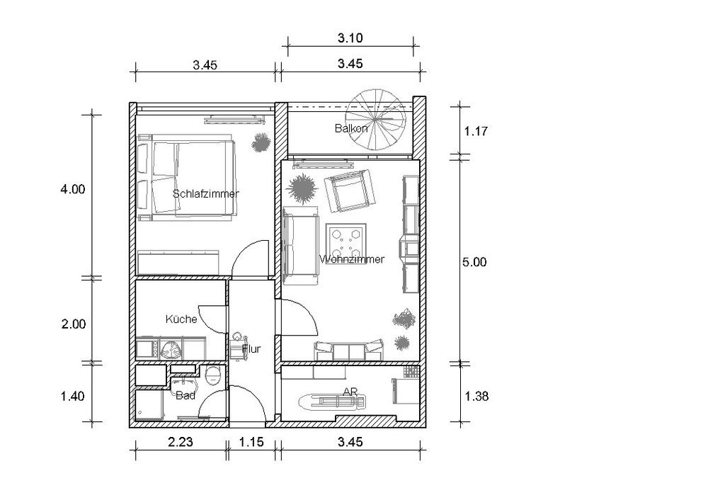 Wohnung zur Miete 478 € 2 Zimmer 47,8 m²<br/>Wohnfläche 4.<br/>Geschoss 01.03.2025<br/>Verfügbarkeit Johannisplatz 3 Zentrum - Ost Leipzig 04103