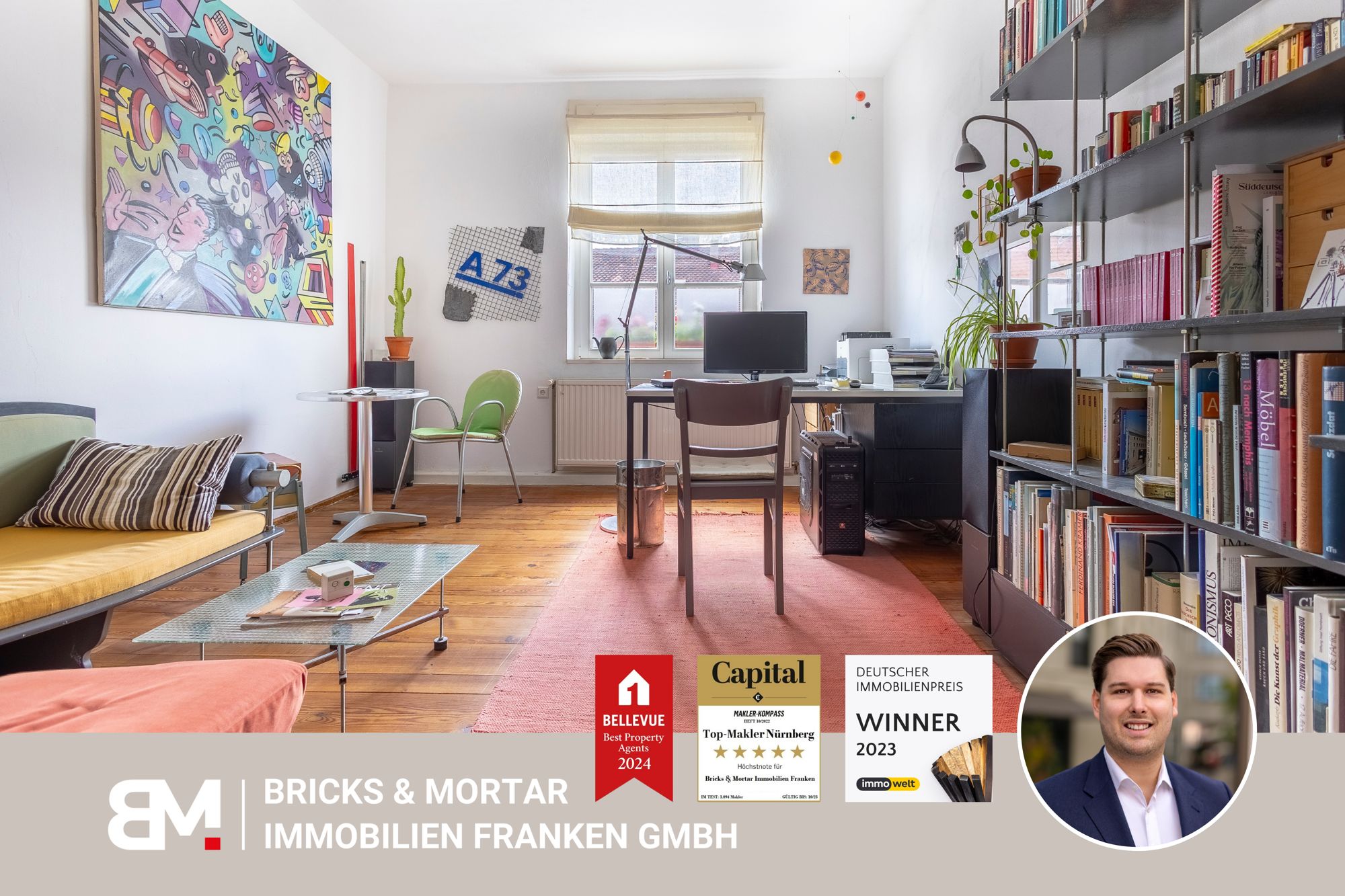 Wohnung zum Kauf 194.000 € 2 Zimmer 72 m²<br/>Wohnfläche 4.<br/>Geschoss 01.12.2024<br/>Verfügbarkeit Steinbühl Nürnberg 90443