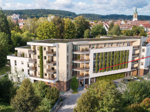 Wohnung zur Miete - Erstbezug 1.260 € 2 Zimmer 52,3 m² 1. Geschoss Renningen 71272