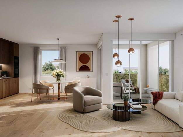 Wohnung zum Kauf - Erstbezug provisionsfrei 1.169.900 € 4 Zimmer 99,9 m² 4. Geschoss Moosach München-Moosach 80992