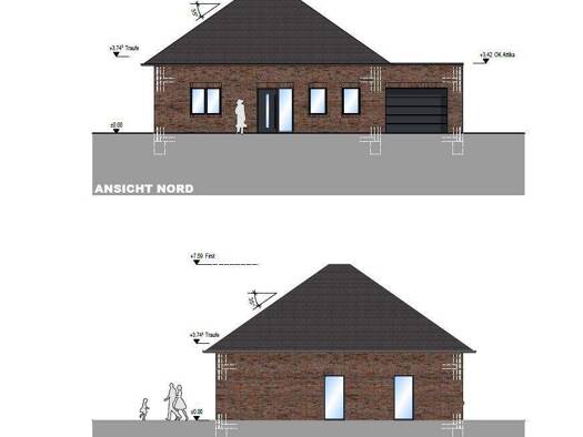 Bungalow zum Kauf - Erstbezug provisionsfrei 489.000 € 3 Zimmer 120 m² 358 m² Grundstück Haselünne 49740