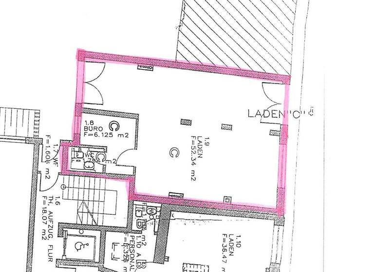 Laden zur Miete 1.000 € 52 m² Verkaufsfläche Altstadt Wismar 23966