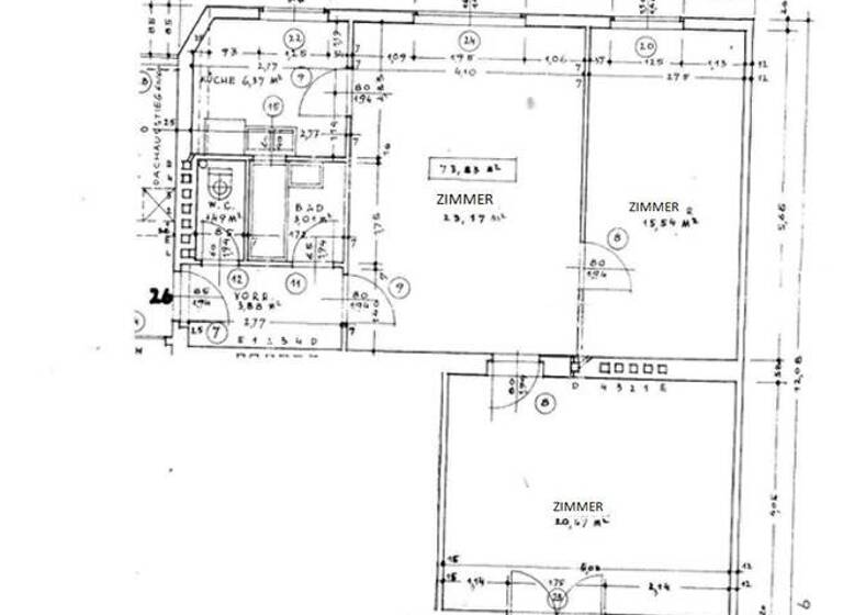 WG-Zimmer zur Miete 950 € 3 Zimmer 74 m² 5. Geschoss Wien 1160