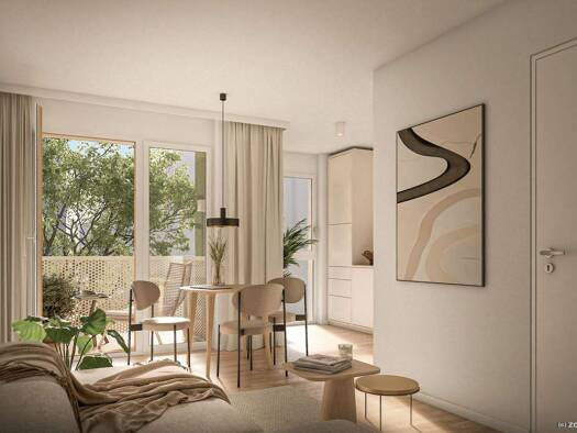 Wohnung zum Kauf - Erstbezug 296.900 € 2 Zimmer 44,6 m² 5. Geschoss Wien 1100