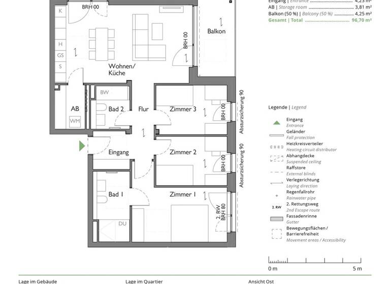 Wohnung zum Kauf 467.000 € 4 Zimmer 96,7 m² 1. Geschoss Granitweg 17 Naunhof 04683