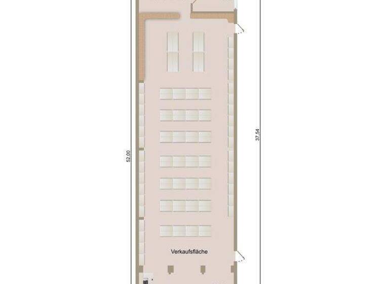 Verkaufsfläche zur Miete 1.300 € 450 m² Verkaufsfläche Brunsbüttel 25541