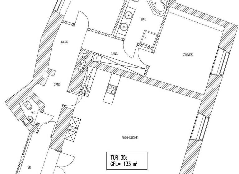 Wohnung zur Miete 2.742 € 3 Zimmer 133,3 m² 3. Geschoss Wien 1010
