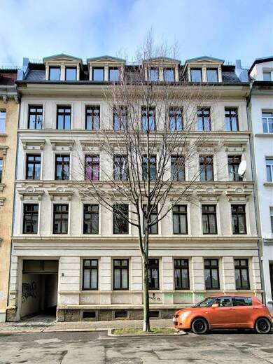 Wohnung zur Miete 465 € 2 Zimmer 51,6 m² Dachgeschoss, 5. Geschoss frei ab 01.08.2025 Schützenhausstr. 5 Volkmarsdorf Leipzig 04315