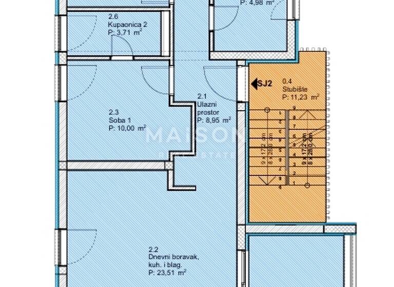 Wohnung zum Kauf 360.000 € 4 Zimmer 1. Geschoss Vodice 22211