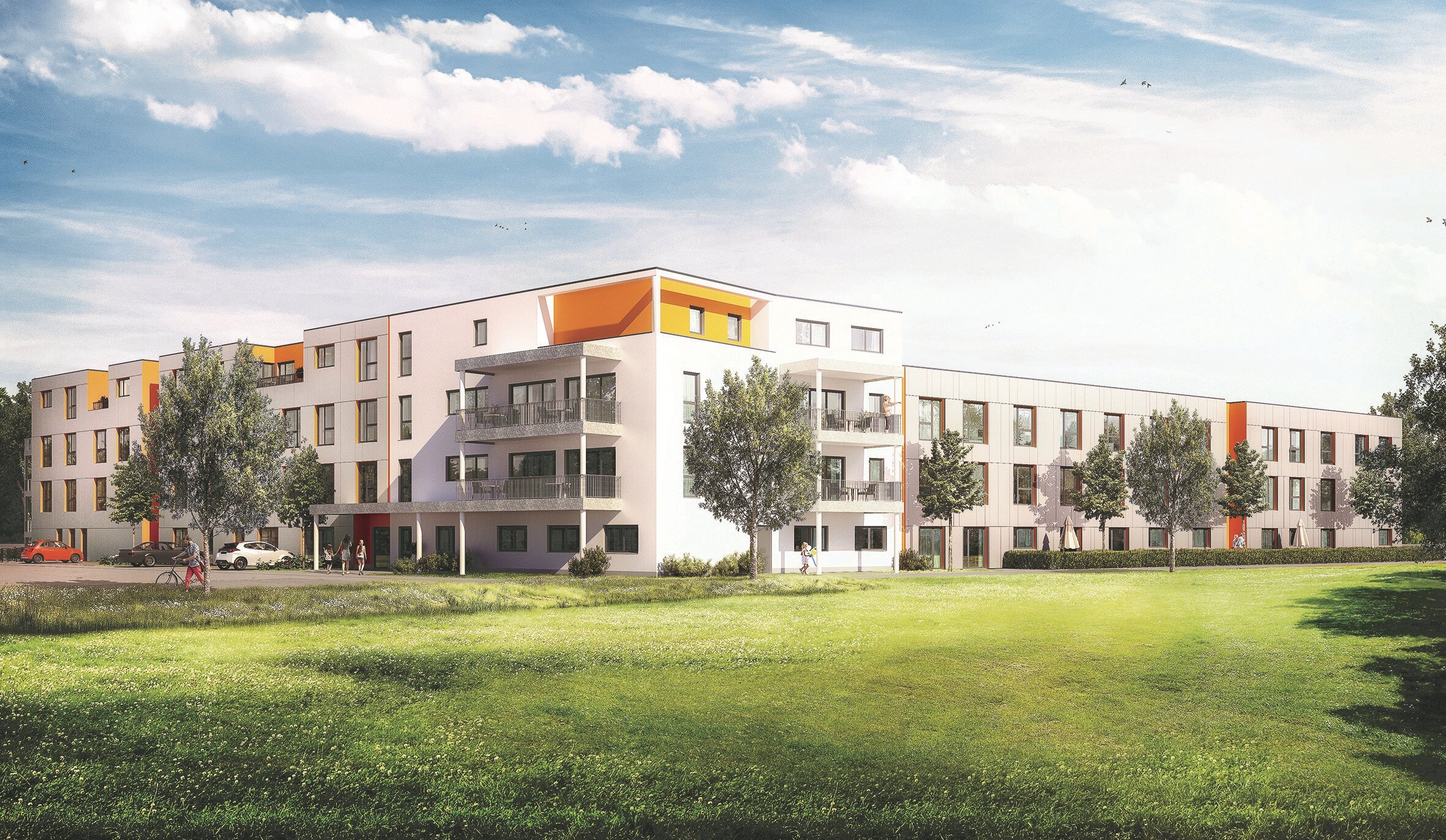 Wohnung zur Miete 981 € 2 Zimmer 46,6 m²<br/>Wohnfläche In den Eichenwiesen 7 Mittelkalbach Kalbach 36148